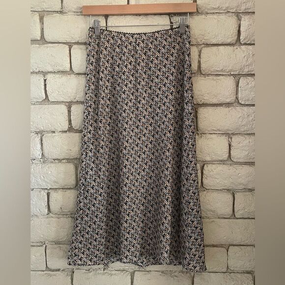 Max Studio Dresses & Skirts - Max Studio Black and Cream A-Line Skirt